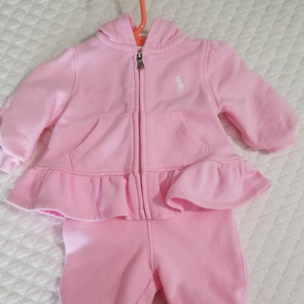 Beautiful baby girl ralph lauren sweater set